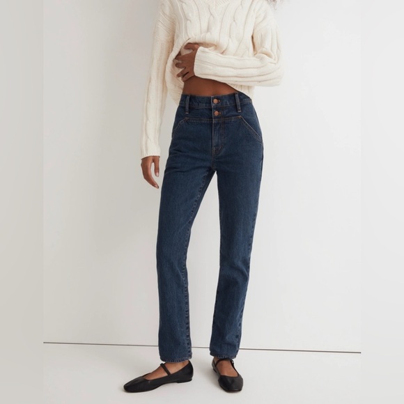 Madewell The Perfect Vintage Jean in Aldon Wash: '80s Edition Sz 24 - Picture 1 of 16